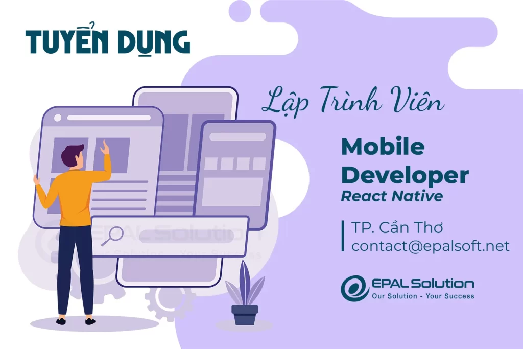tuyen dung lap trinh vien mobile developer react native